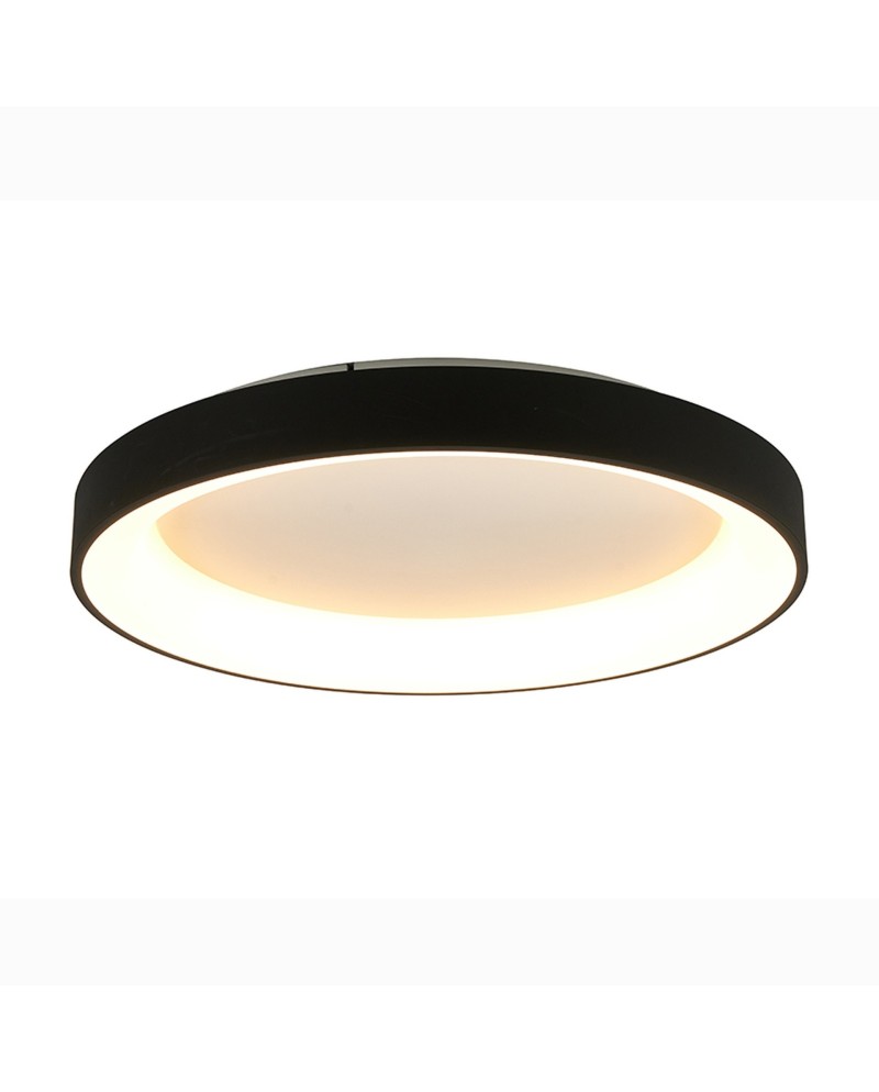 ***OFER/DES*** NISEKO * PLAFÓN REDONDO LED 65 CM - 3000K - NEGRO